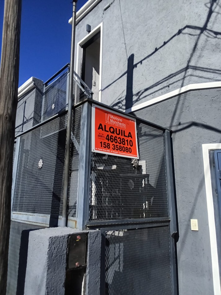 Barrio Ameghino Sur, se alquila departamento en planta alta 